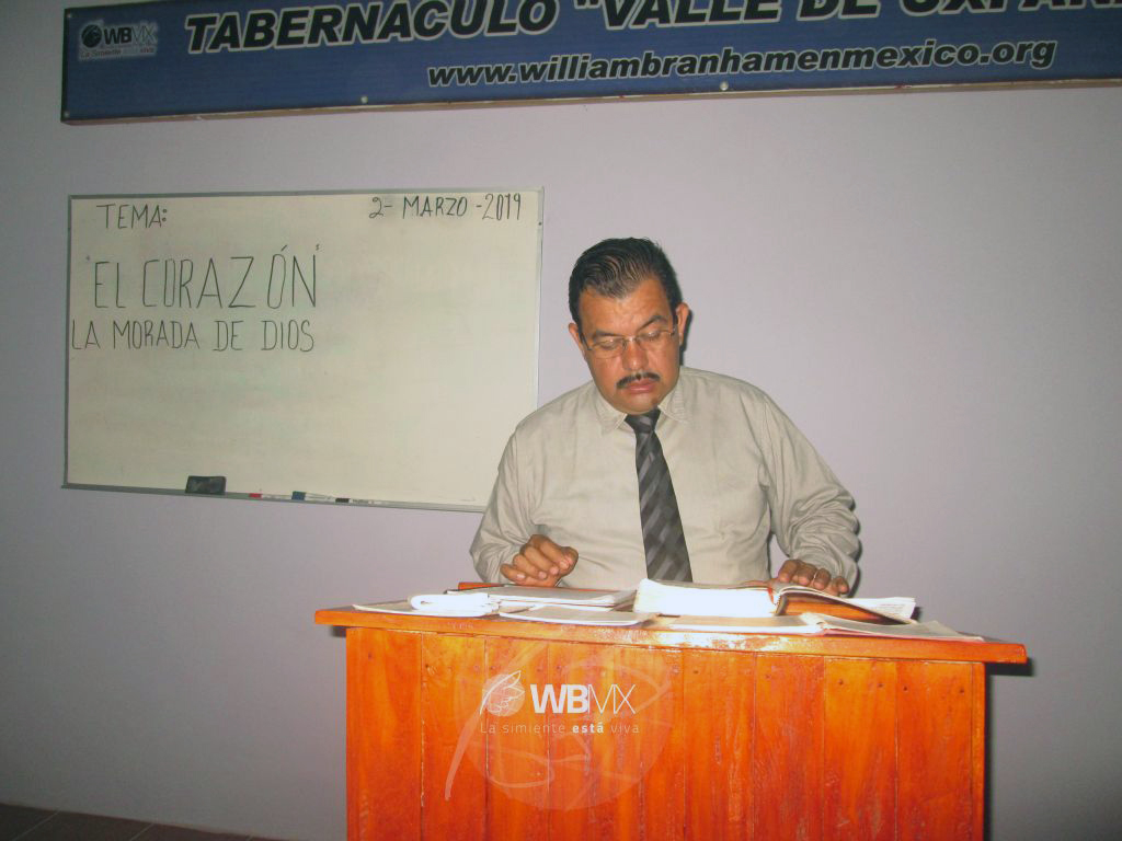 Pastor del Tabernáculo de Huimanguillo Tabasco